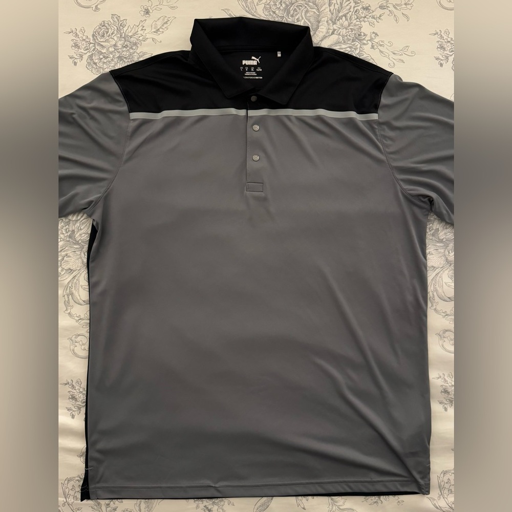 Men’s Short Sleeve Puma Golf Polo Size Large
